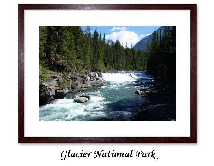 Montana Glacier National Park Water Mountains River